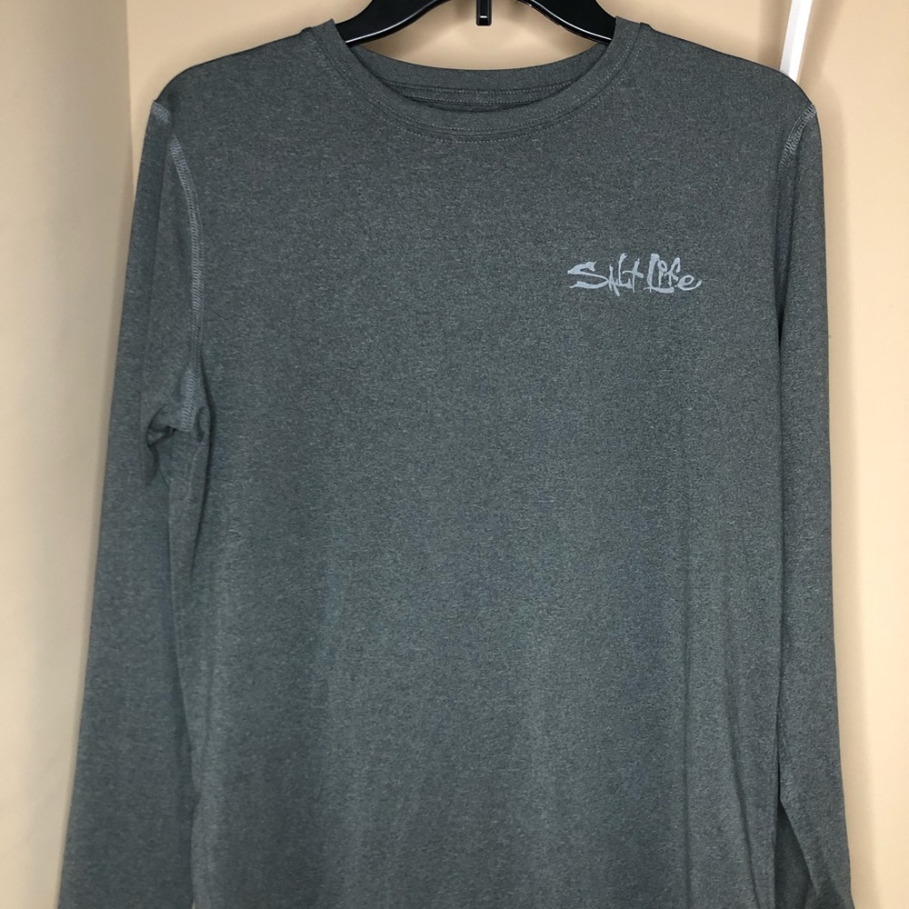 Gray Salt life long sleeve shirt